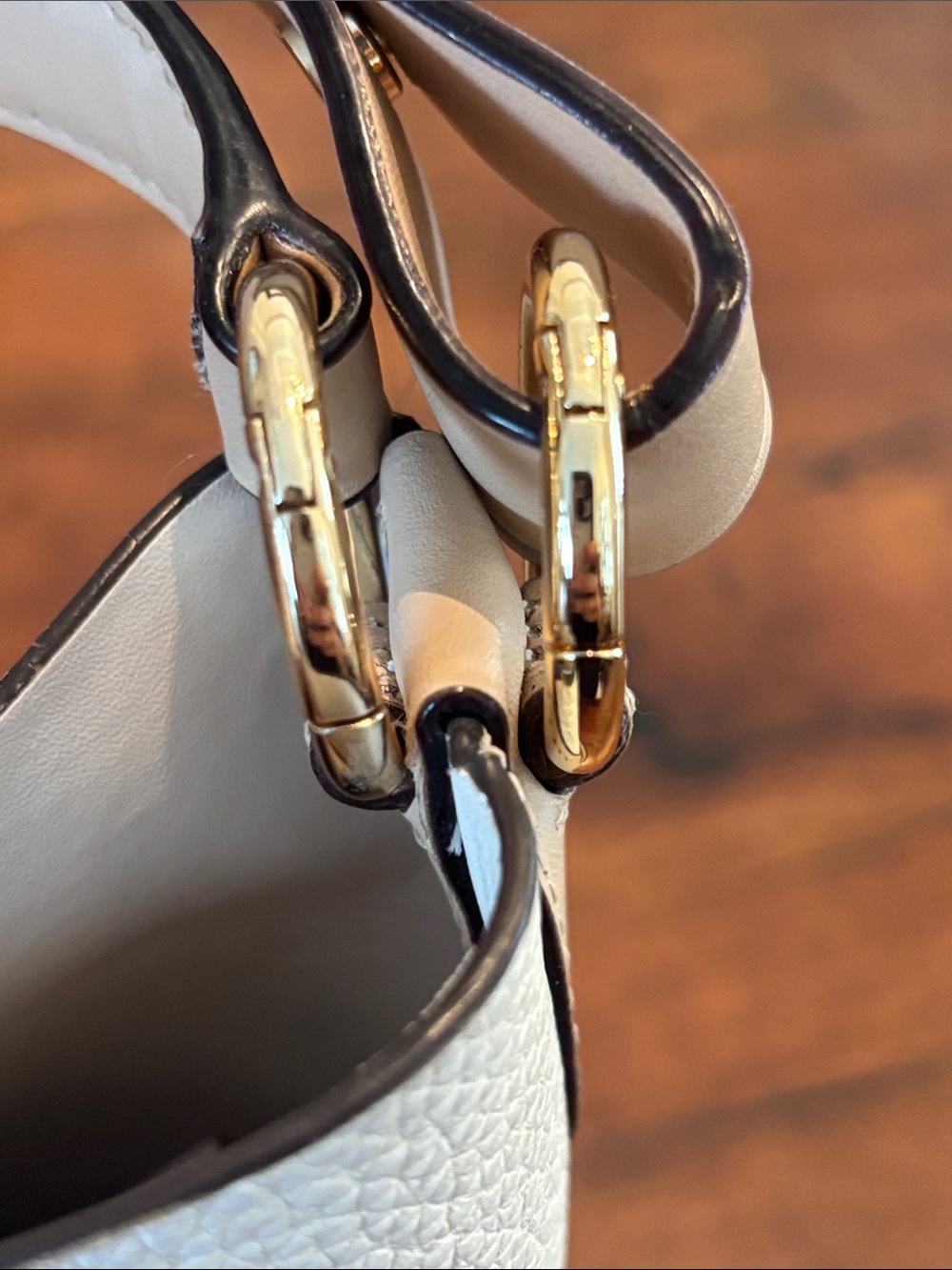 Michael Kors Cream Pebbled Leather Shoulder Hobo - Picture 9 of 16